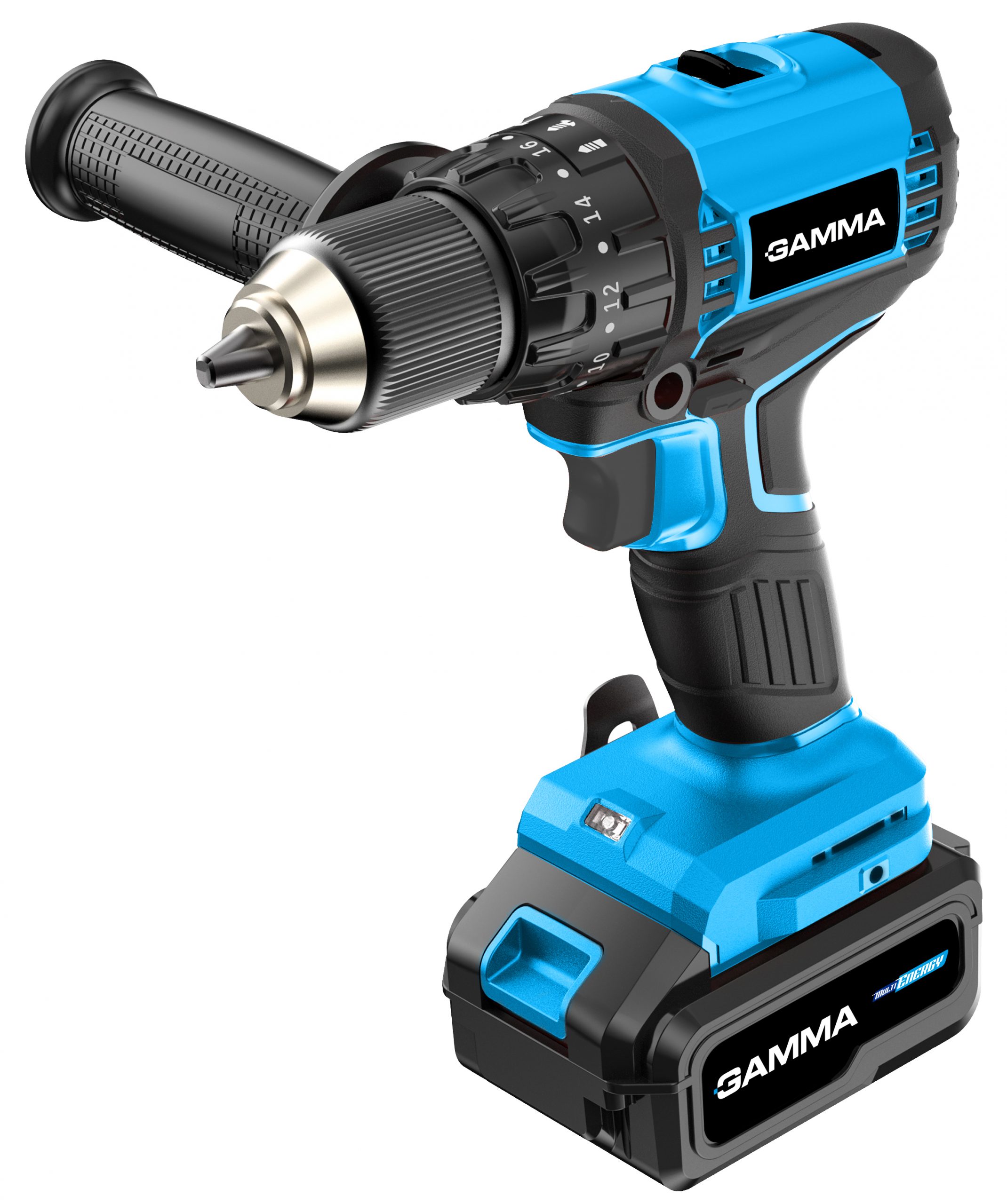 TALADRO ATORNILLADOR A BATERÍA GAMMA G12405/2AR